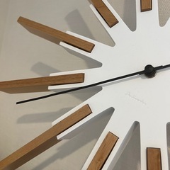 掛け時計　Sirio ホワイト ウォールクロック　白色の画像