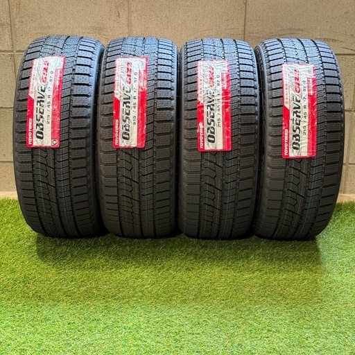 86 プリウス　215/45R17 87Q 4本　交換工賃込み　トーヨー　GIZ2