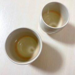 萩焼き夫婦湯呑み　ペア　未使用品の画像