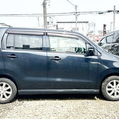 審査通過実績多数！！自社ローンでお悩みを解決！！ローンに強い！！ (在庫番号232）スズキ ワゴンR660 FX リミテッド II 4WD　本州仕入 ナビ　シートヒーター　ワンセグ （ブルーイッシュブラックパール3）　カーリース　札幌　函館　全国　自社分割　リース　ネオドライブローンの窓口　マイネオオートローンの画像