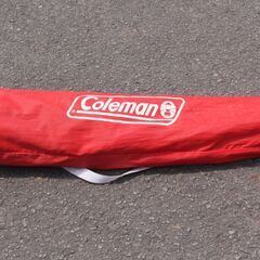 コールマン　赤色　大きい作り　使用感あり
