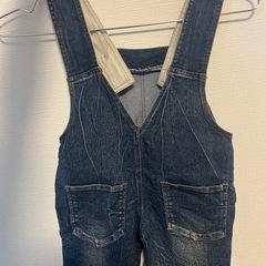 デニム オーバーオール   90cmの画像