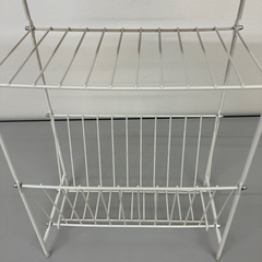 stp-3262 サイドテーブル　マガジンラック付き　ソファ横　ミニテーブル　コンパクト　飾り台　ベッドサイドテーブル　ニトリ　シェルフィ2　の画像