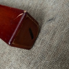 正方形　ローテーブル　赤茶色　リバーシブルの画像