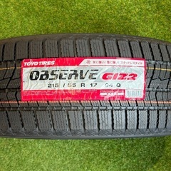 【セール】カムリ　クラウンなど　215/55R17 94Q 4本　交換工賃込み　トーヨー　GIZ2の画像