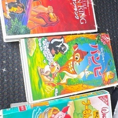 VHS ディズニーとか
