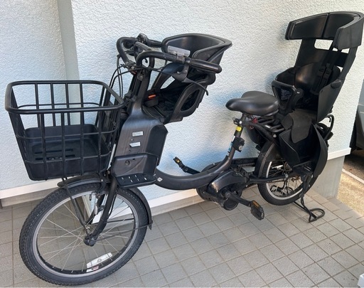 電動自転車　子供二人乗せ