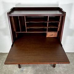 『MAPLE Fujiya』メープル不二屋 ライディングビューロー ライディングデスク デスク 机 マホガニー材 RWwri1の画像