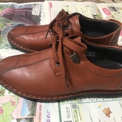 【ほぼ未使用】軽量合皮靴25cmの画像