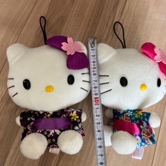 ハローキティ 浴衣 ぬいぐるみの画像