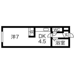 札幌市厚別区【1DK✨生活保護可✨高齢者可✨Wi-Fi無料…