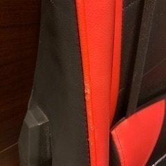 【美品】 GTRACING ゲーミングチェア レッド　 リクライニング 座面昇降 アーム昇降 の画像