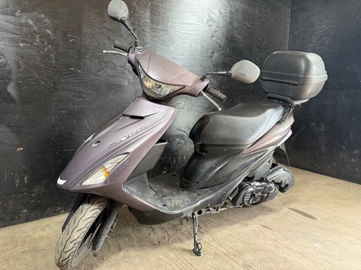 ★支払総額7.5万円★定休日なし！いつでも現車確認可能です！ スズキ アドレスV125S ムラサキ CF4MA 人気のV125！ Sタイプ！ 4ストインジェクション！ サイスタ付き！ リアボックス付き！ セキュリティアラーム付き！
