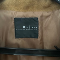 archives　コート　キャメルの画像