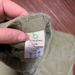 branches ハーフパンツ カーキ楽ちんパンツ110
の画像