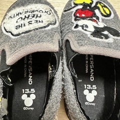 ミッキー　ディズニー　スリッポン　13.5cmの画像