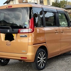 🚘 スズキ スペーシア 🚘  🔘 モデル: MK32S  🔘 年式: 2014  🔘 111827km  🔘 車検: 2年  🔘 ナビゲーション  🔘 テレビ、Bluetooth  🔘 バックカメラ  🔘 アイドリングストップ  🔘 左側パワードア  🔘 エアコン  🔘 電動ミラー  🔘 電動シャッター の画像