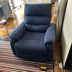 1人用電動布張りリクライニングソファ(Nビリーバ 布NV)の画像