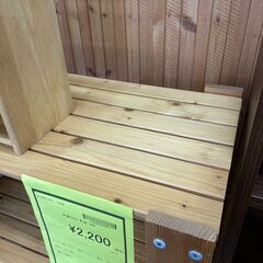 ★ジモティー割あり★木製ﾗｯｸ/クリーニング済みHG-6309の画像