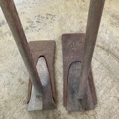 アンティーク風呂鍬　×2 昭和レトロの画像