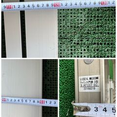 玄関扉　120×60×4 アルミ　LIXIL　ライシス門扉3型の画像