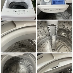 R234 ☀️ 新生活応援！ 生活家電2点セット アイリスオーヤマ 2ドア冷蔵庫（142L）+洗濯機（5.0kg）2021年製 ⭐動作確認済⭐クリーニング済の画像