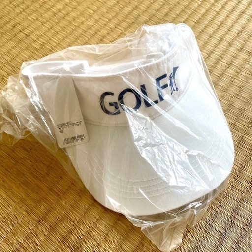 新品未開封 - TMG ティー エム ジー サンバイザー GOLF ホワイト