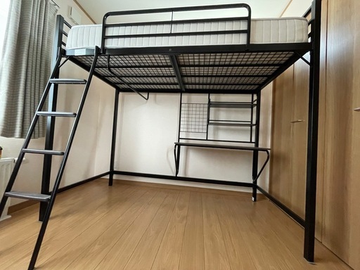 【7/15まで】ニトリ　ロフトベッド　マットレス付