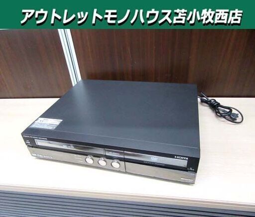 リモコン欠品 SHARP HDD・DVD・ビデオ一体型レコーダー  DV-ACV52 2008年製 再生動作確認済み 現状品 シャープ 苫小牧西店