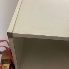 【あげます】白のカラーボックスの画像
