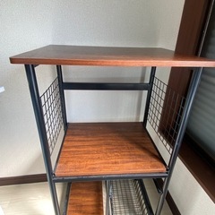 【取引終了】キッチンラック【レンジ台】の画像