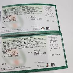 7月5日　日本陸上選手権大会　ペアチケット