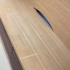 ★ジモティ割引あり★【リユースのサカイ野々市店】 TV台  木目調ブラウン W(幅)120×D(奥行き)36×H(高さ)180cm ※クリーニング済みの画像
