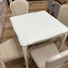 【軽トラック無料貸出中】ダイニング5点セット　東海家具