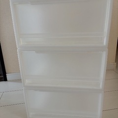 ◎無印の収納ケース　3つ(重ねてます)