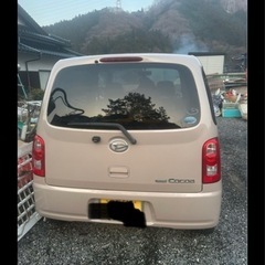 ピンクの ミラココア4wd車検たっぷりの画像