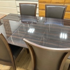 【軽トラック無料貸出中】ダイニング5点セット　松田家具