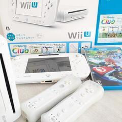 WiiU 本体とスポーツプレミアムセット マリカー8付 初期化済
