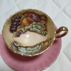 エインズレイ　オーチャードゴールドカップ＆ソーサーの画像