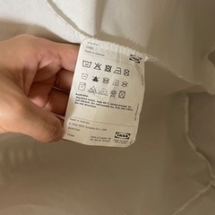 【IKEA】ラタン収納バスケット 蓋つき／ランドリー・おもちゃ収納にの画像