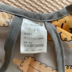 お食事エプロン　スモッグ　長袖　スタイ　ビブ　離乳食　ベビー用品の画像