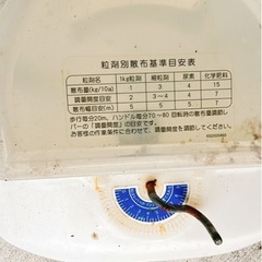 【決定いたしました】農業用の散粒機の画像