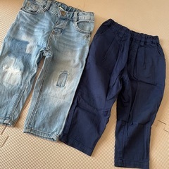 ベビー服　女の子　85 まとめ売り　7枚　ワンピース　ズボンの画像