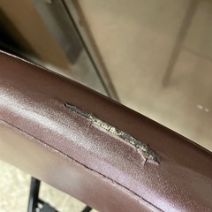 I 2507-134  NITORI 折りたたみチェア キズ汚れ破れありの画像