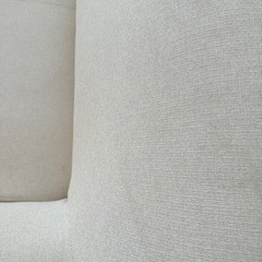 【美品】ソファ　アイボリー　2人がけ　ファブリックの画像