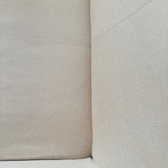 【美品】ソファ　アイボリー　2人がけ　ファブリックの画像
