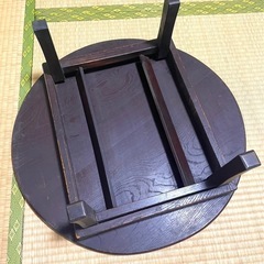 レトロ　ちゃぶ台　直径57センチの画像