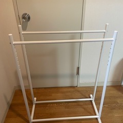 【お譲り先決まりました】ジャンク品　ハンガーラックの画像