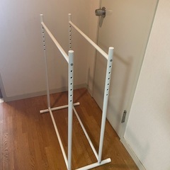 【お譲り先決まりました】ジャンク品　ハンガーラックの画像