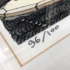 赤木曠児郎 「ジャベル通り」 リトグラフ 96/100 絵画 真作 美術品 額装付き 風景画 版画 札幌市 中央区 南12条の画像